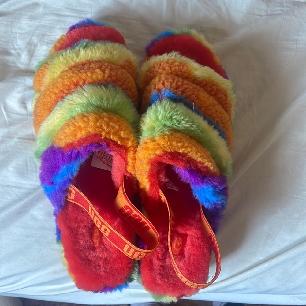 Colorful ugg slippers